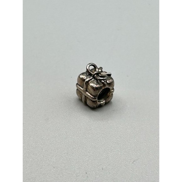 Pandora Sliding Charm Gift Box Present Sterling Silver Bracelet Charm - Picture 4 of 6